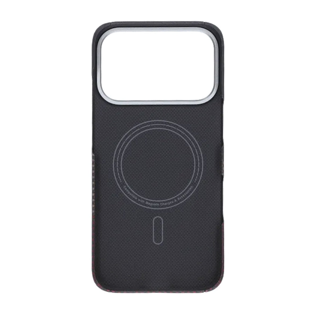 iPhone 17 Pro Kuori Kevlar MagSafe Musta Punainen