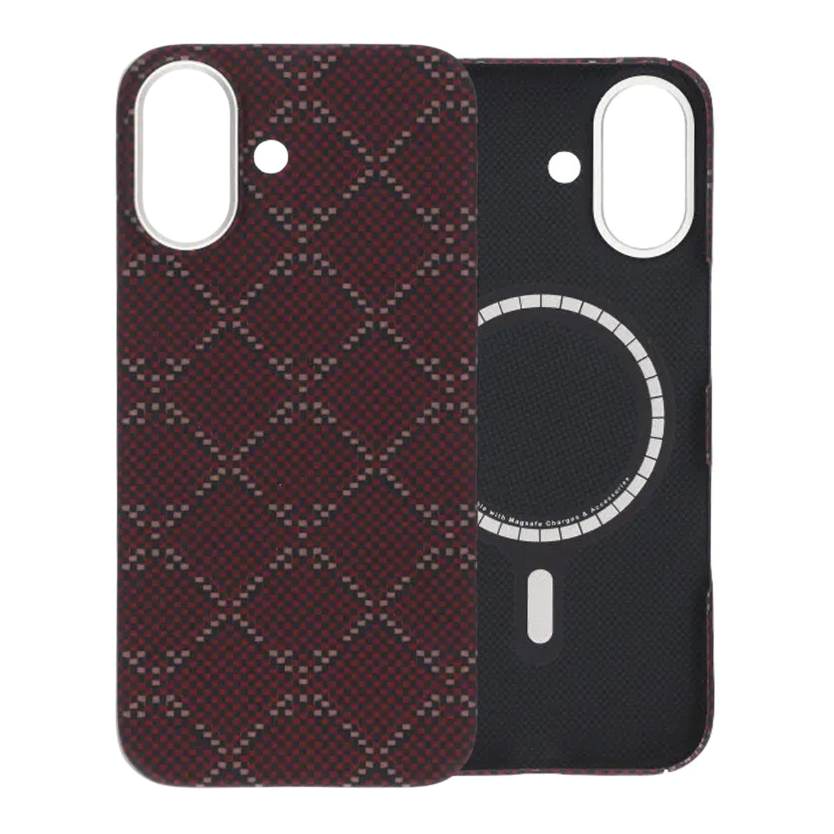 iPhone 17 Kuori Kevlar MagSafe Punainen