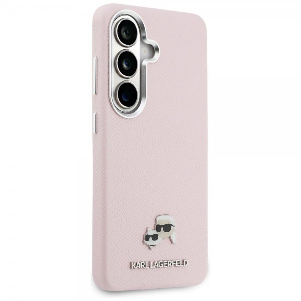 Karl Lagerfeld Samsung Galaxy S26 Plus Saffiano MagSafe -kuori Ruusukulta