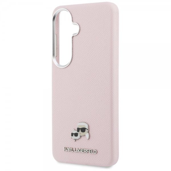 Karl Lagerfeld Samsung Galaxy S26 Plus Saffiano MagSafe -kuori Ruusukulta