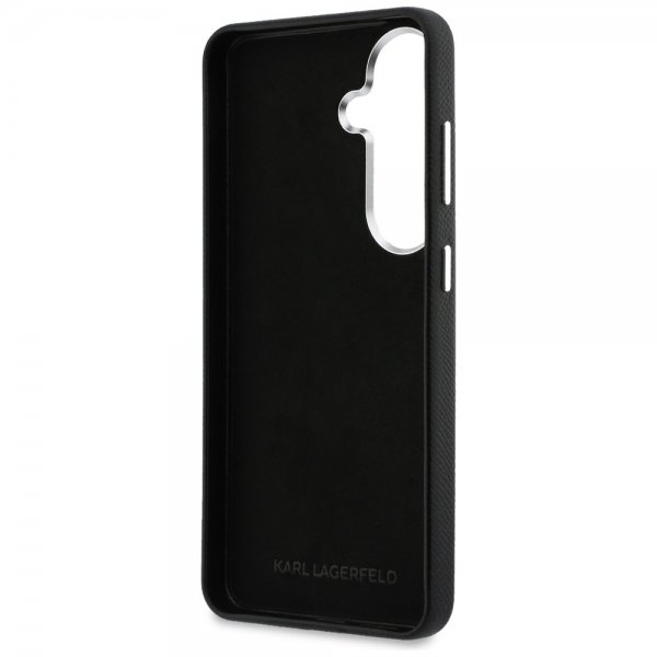 Karl Lagerfeld Samsung Galaxy S26 Plus -suojakuori Saffiano Karl & Choupette Musta