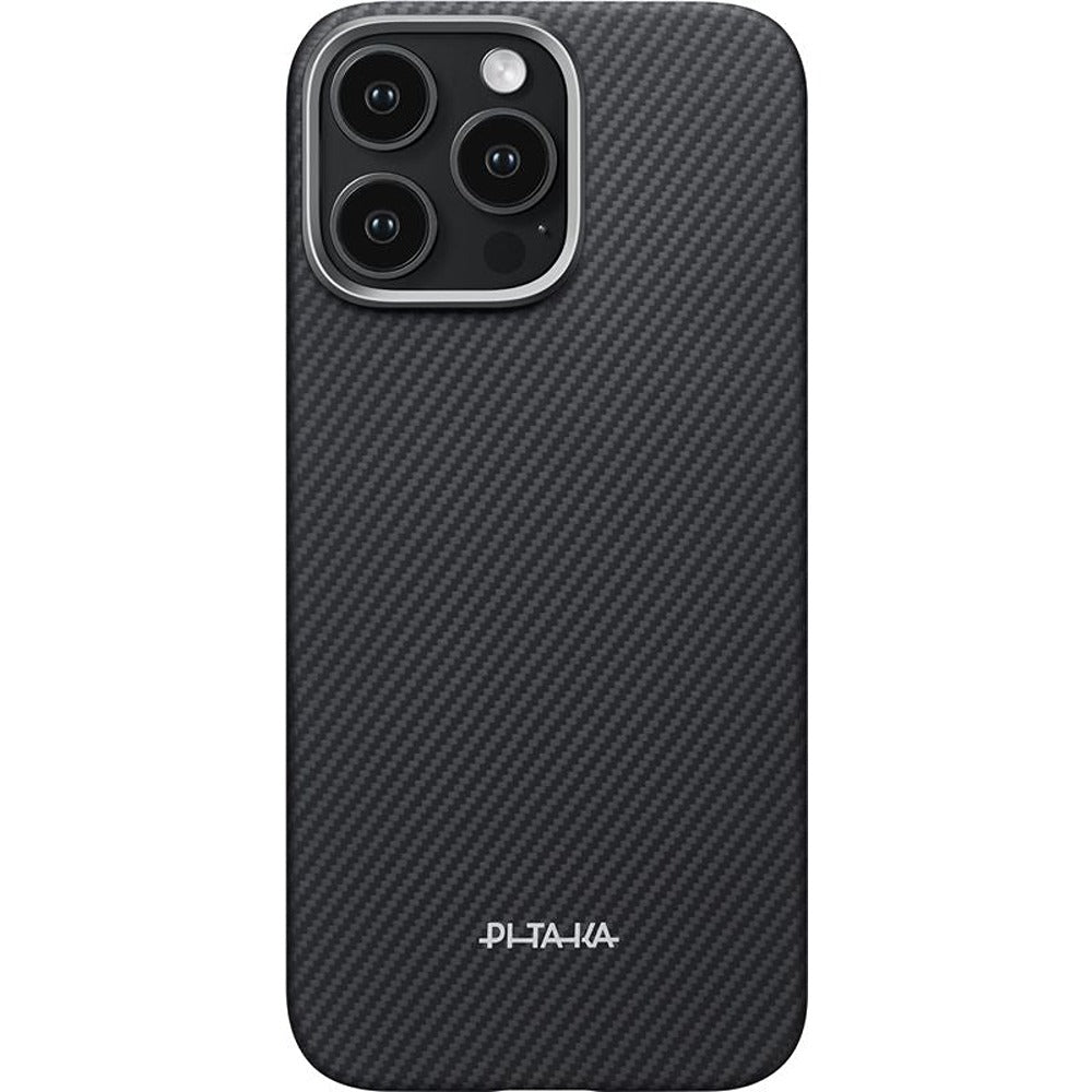 Pitaka iPhone 16 Pro Kuori Edge MagSafe Black/Grey Twill
