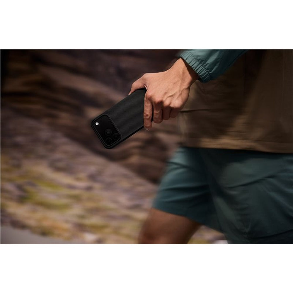 Pitaka iPhone 17 Pro Kuori Cairn MagSafe Musta/Harmaa toimikas