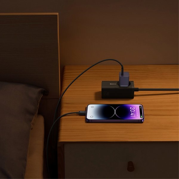 Baseus GaN5 Pikalaturi Mini 30W Violetti
