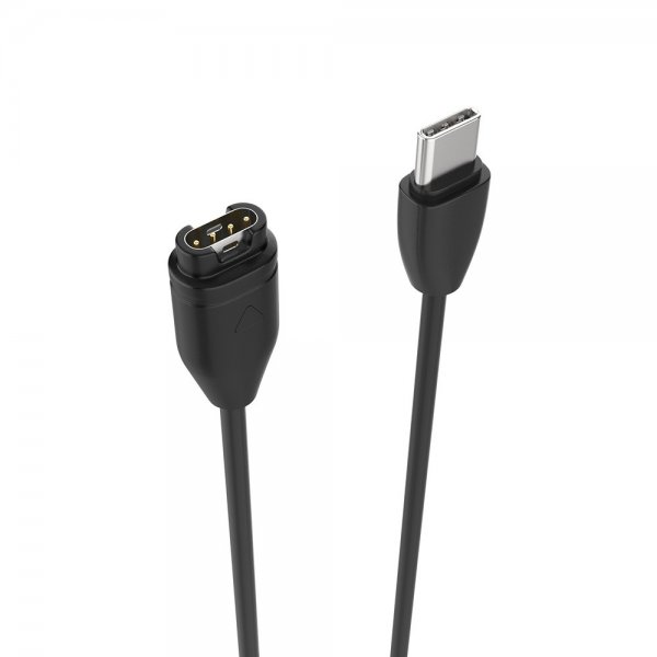 Kiinteä laturi Garmin Smartwatch USB-C 2m Musta