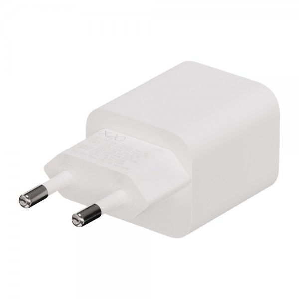 X2O Laturi johdolla 1.2m 35W USB-C/USB-A GaN Valkoinen