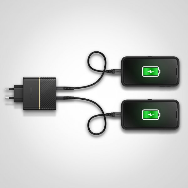 Otterbox USB-C-laturi 50 W pikalaturi, musta hohto