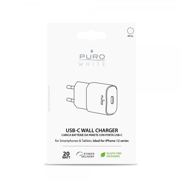 Puro Laddare USB-C -seinälaturi Mini 20W