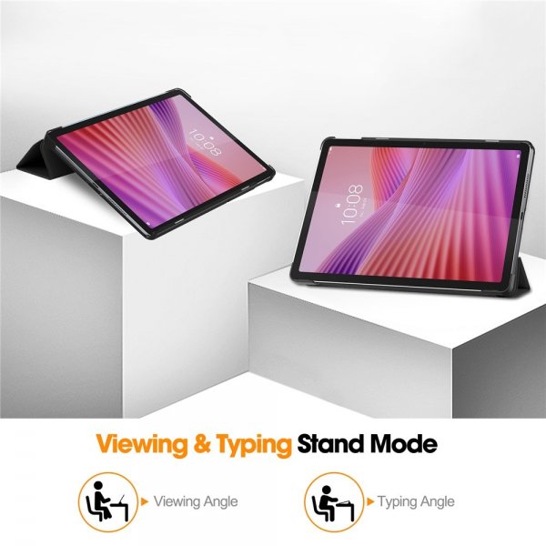 Lenovo Tab 10.1 TB311FU Kotelo Kolminkertainen Musta