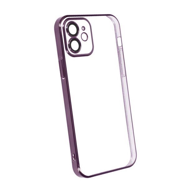 iPhone 11 Suojakuori Glitter Läpinäkyvä Iskunkestävä Violetti