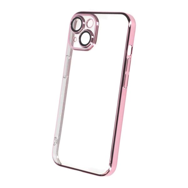 iPhone 14 Kuori Glitter Läpinäkyvä Iskunkestävä Vaaleanpunainen