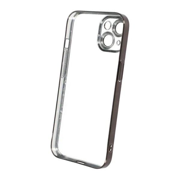 iPhone 15 Kuori Glitter Läpinäkyvä Iskunkestävä Musta