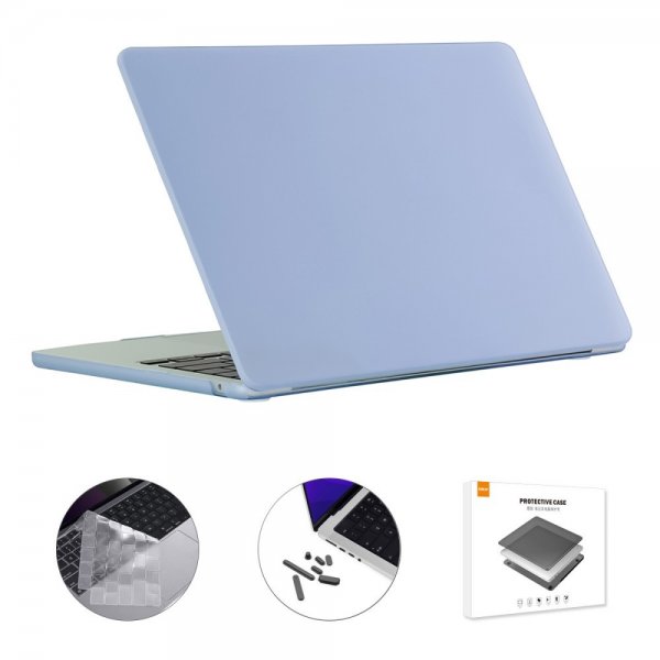 Enkay MacBook Air 15 M2 (A2941) Kuori näppäimistön suojalla Laventeli