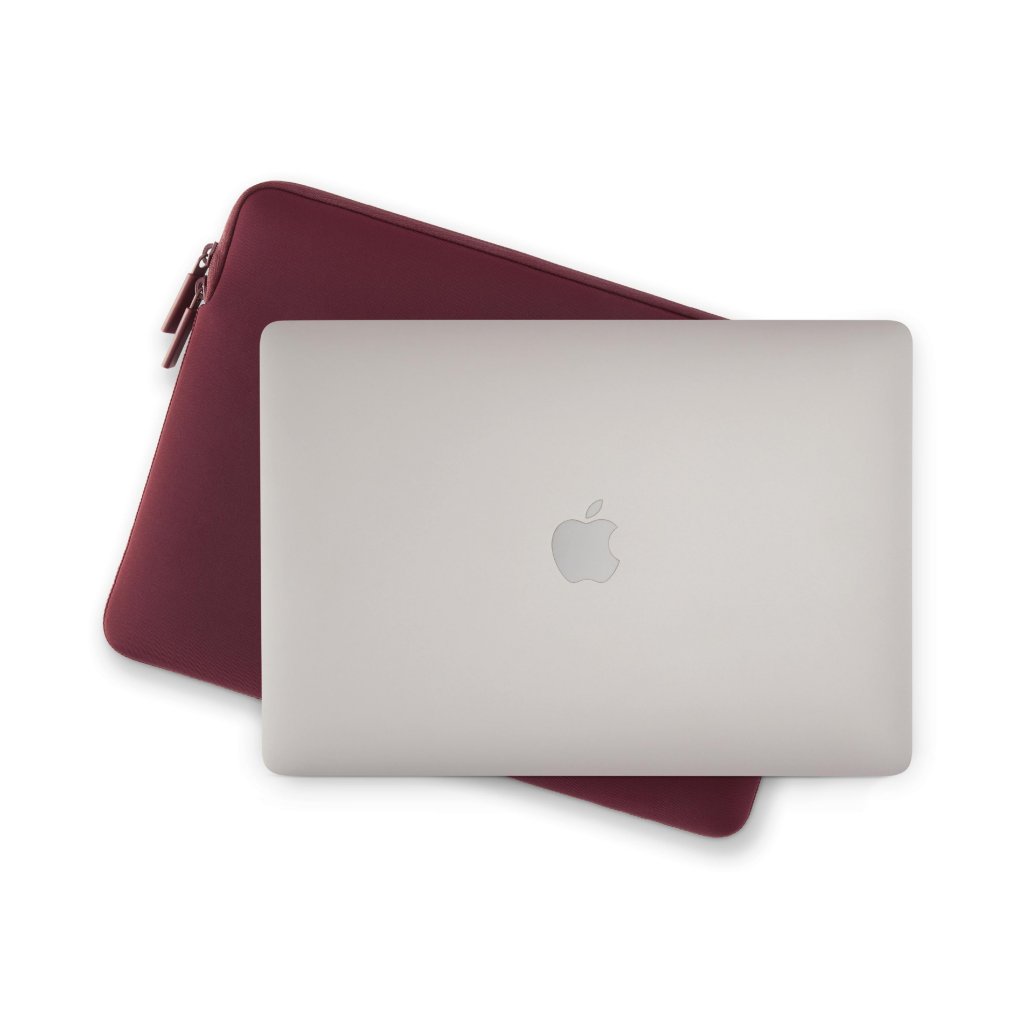 Pipetto Classic Fit Sleeve MacBook Neolle viininpunainen
