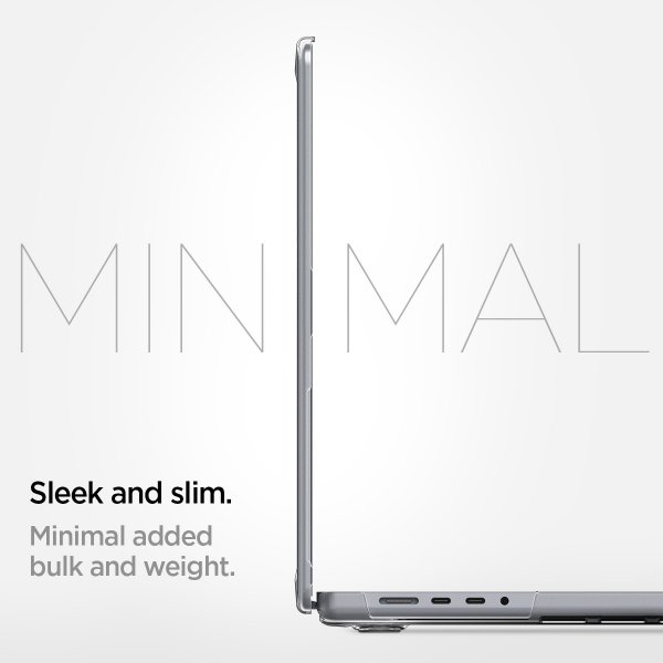 Spigen MacBook Pro 16 M1 (A2485)/M2 (A2780)/M3 (A2991) Thin Fit Crystal Clear -suojakuori