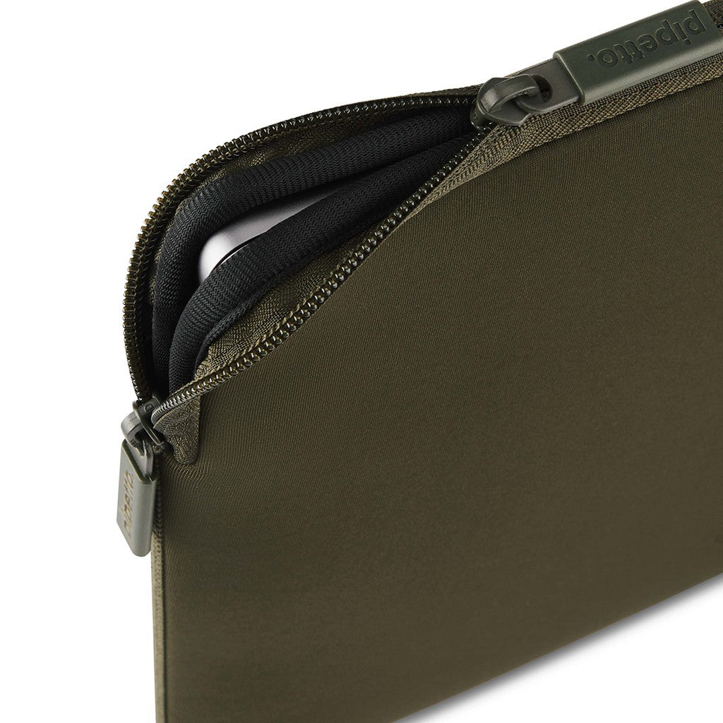 Pipetto Classic Fit Laptop Sleeve -kannettavan tietokoneen Sleeve 13/14" tummanvihreä