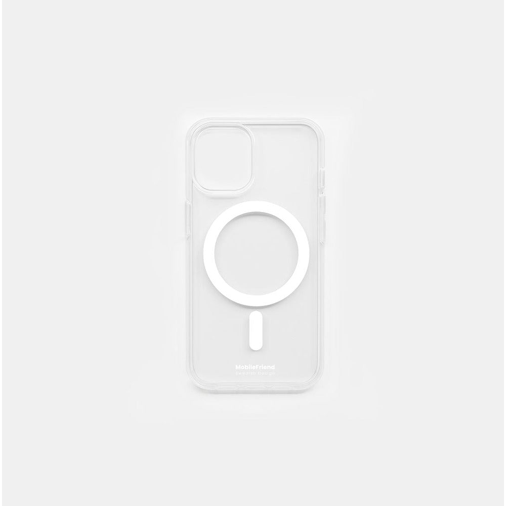 MobileFriend iPhone 13/14/15/16e/17e Kuori MagSafe Valkoinen