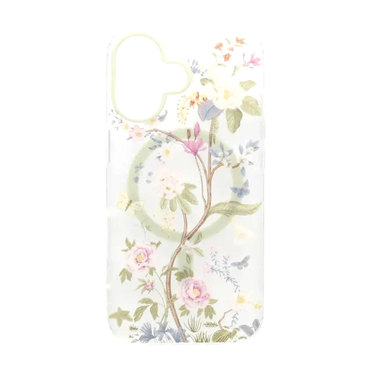 iPhone 17 Kuori Floral Matte MagSafe Beige