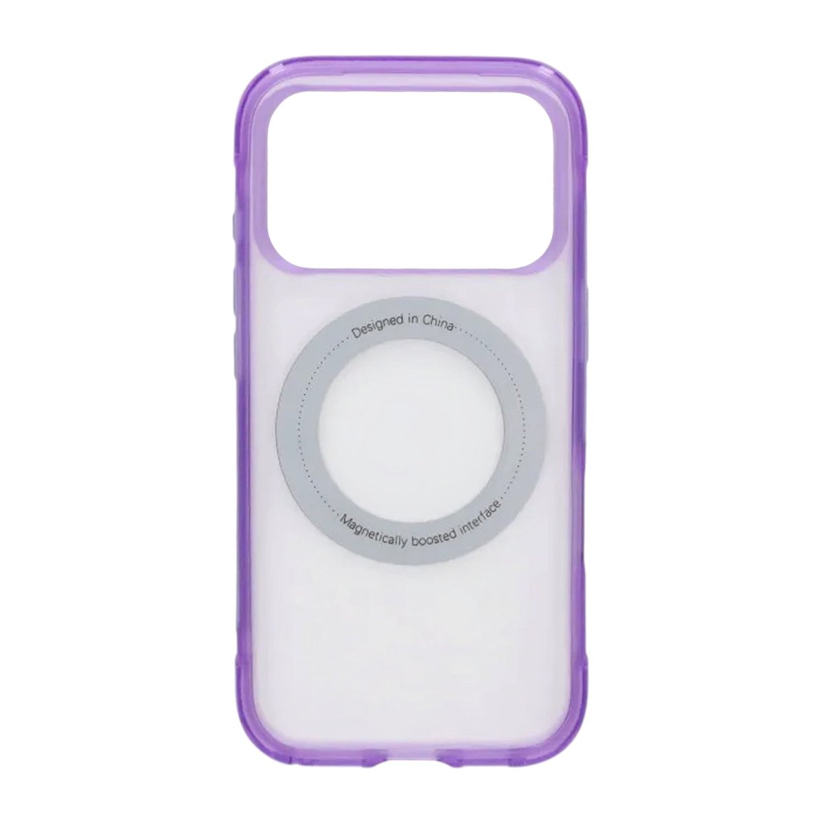 iPhone 17 Pro/iPhone 18 Pro Kuori mattapintainen rengasteline MagSafe Violetti