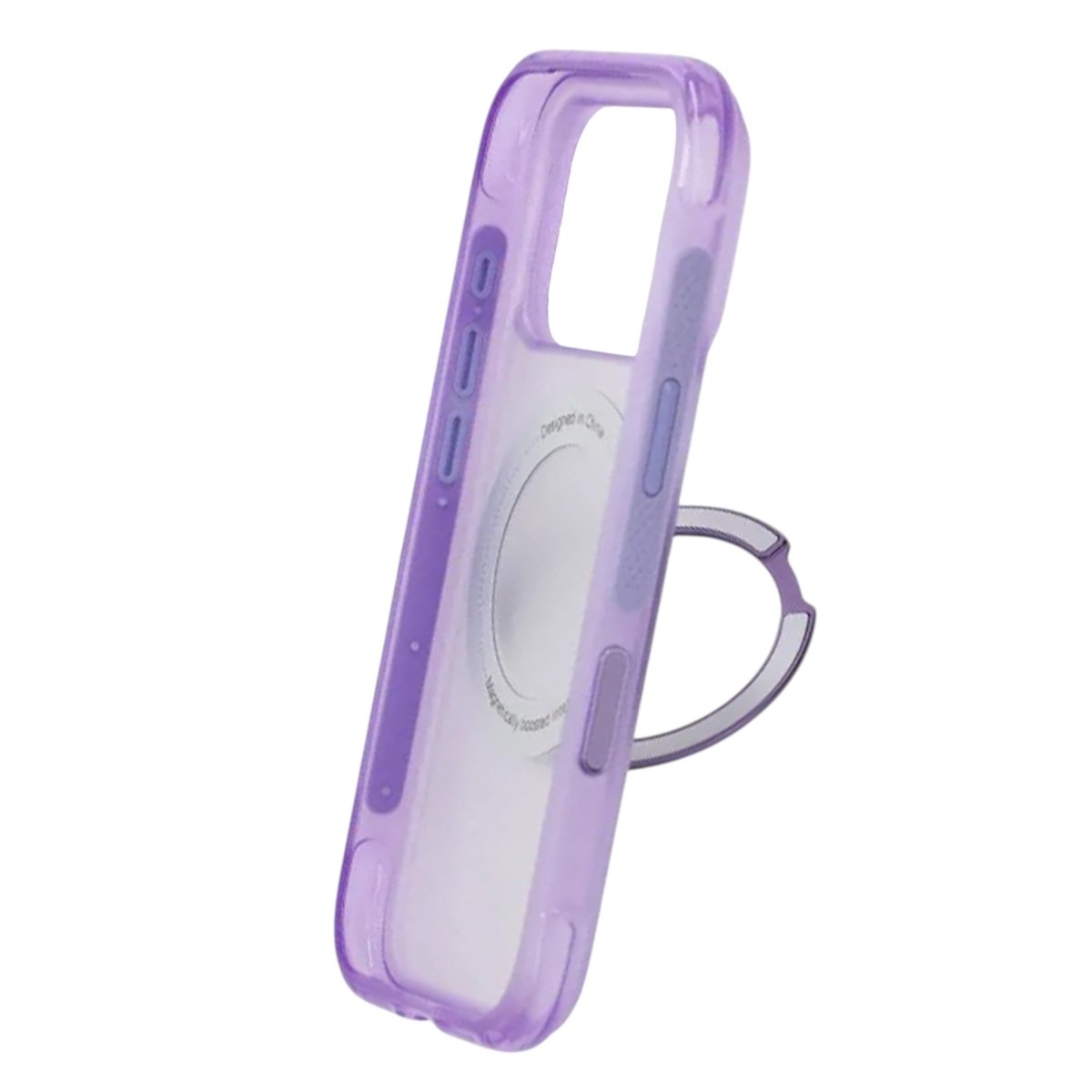 iPhone 17 Pro/iPhone 18 Pro Kuori mattapintainen rengasteline MagSafe Violetti
