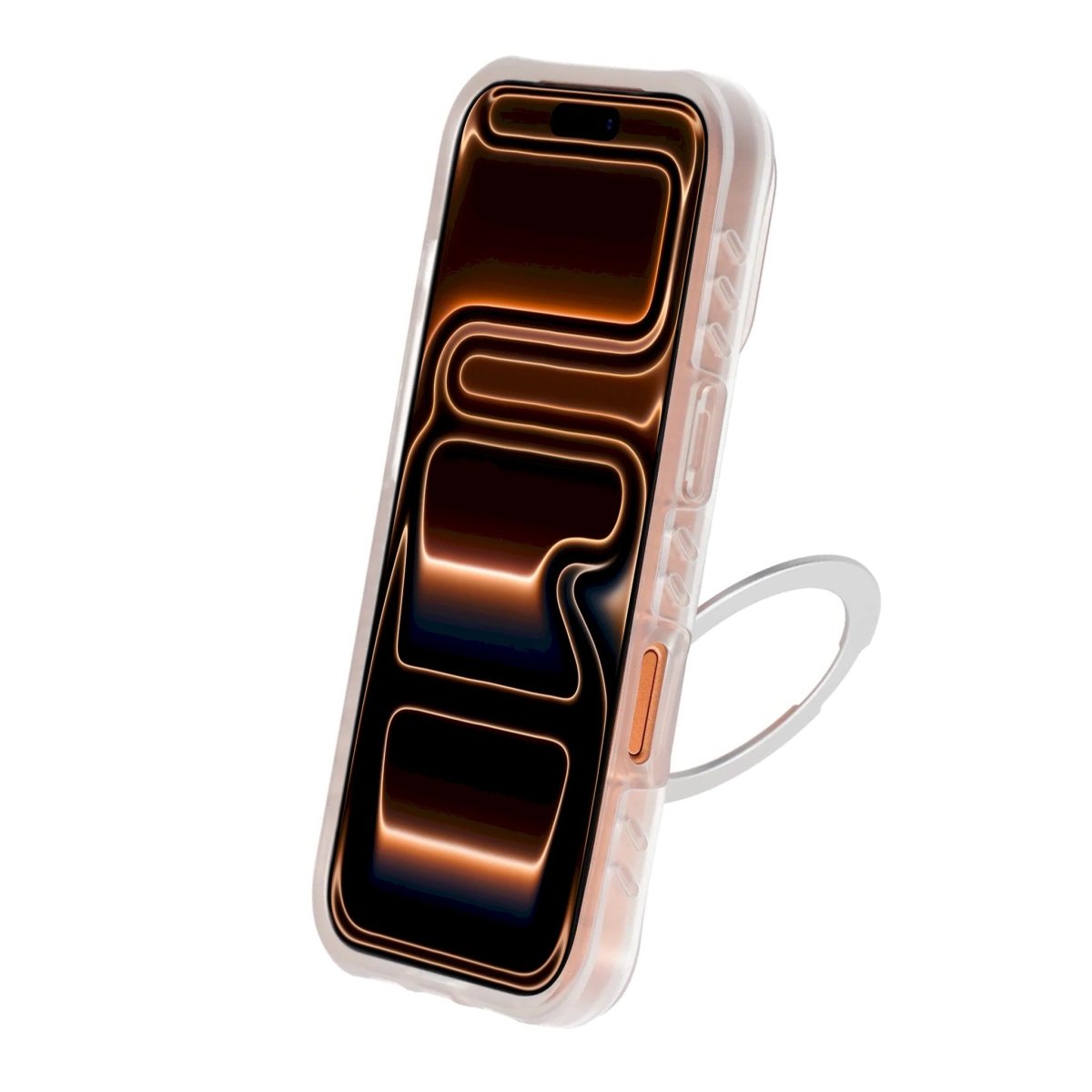iPhone 17 Pro Max/iPhone 18 Pro Max Kuori rengasteline MagSafe Valkoinen