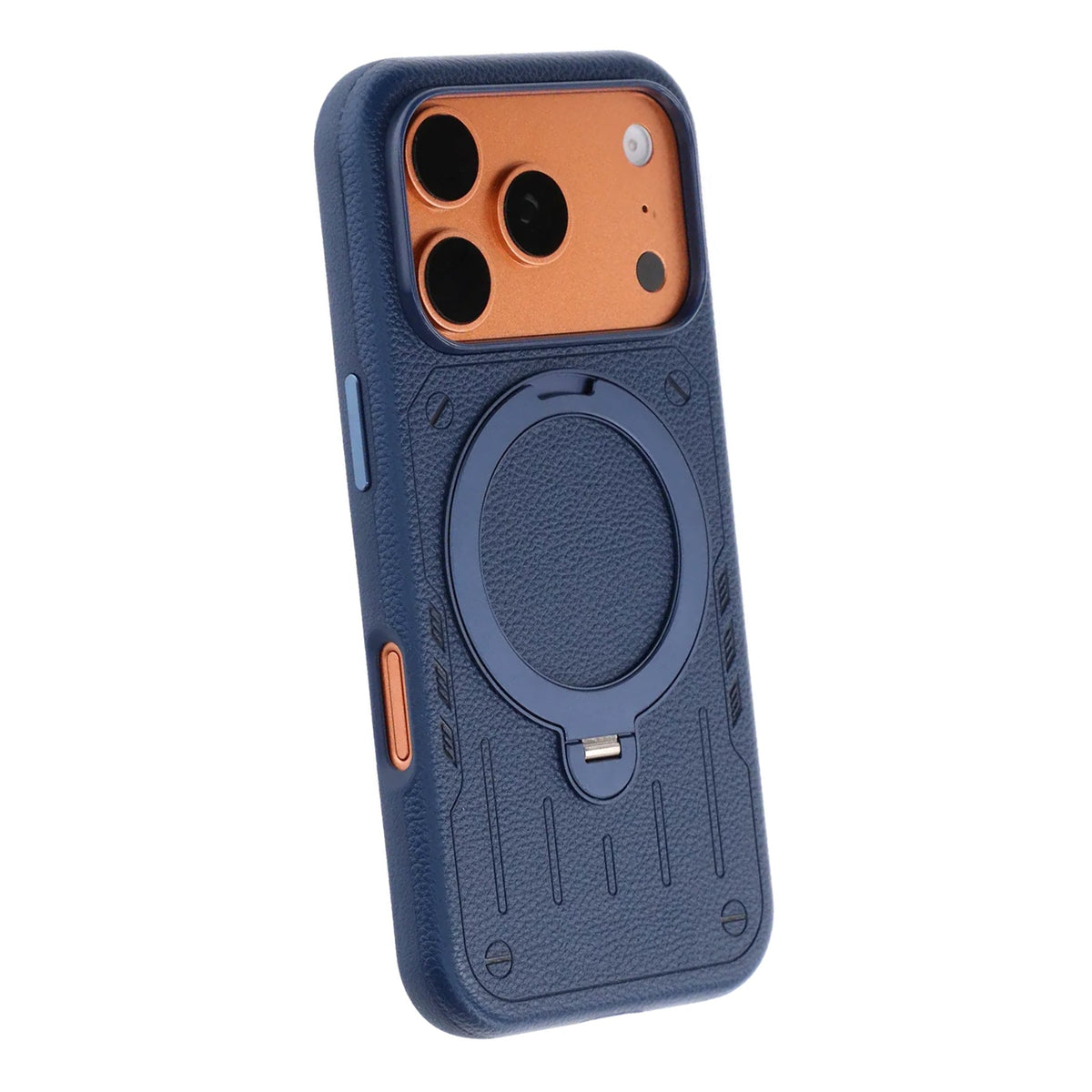 iPhone 17 Pro Max/iPhone 18 Pro Max Kuori Mecha MagSafe-teline Sininen