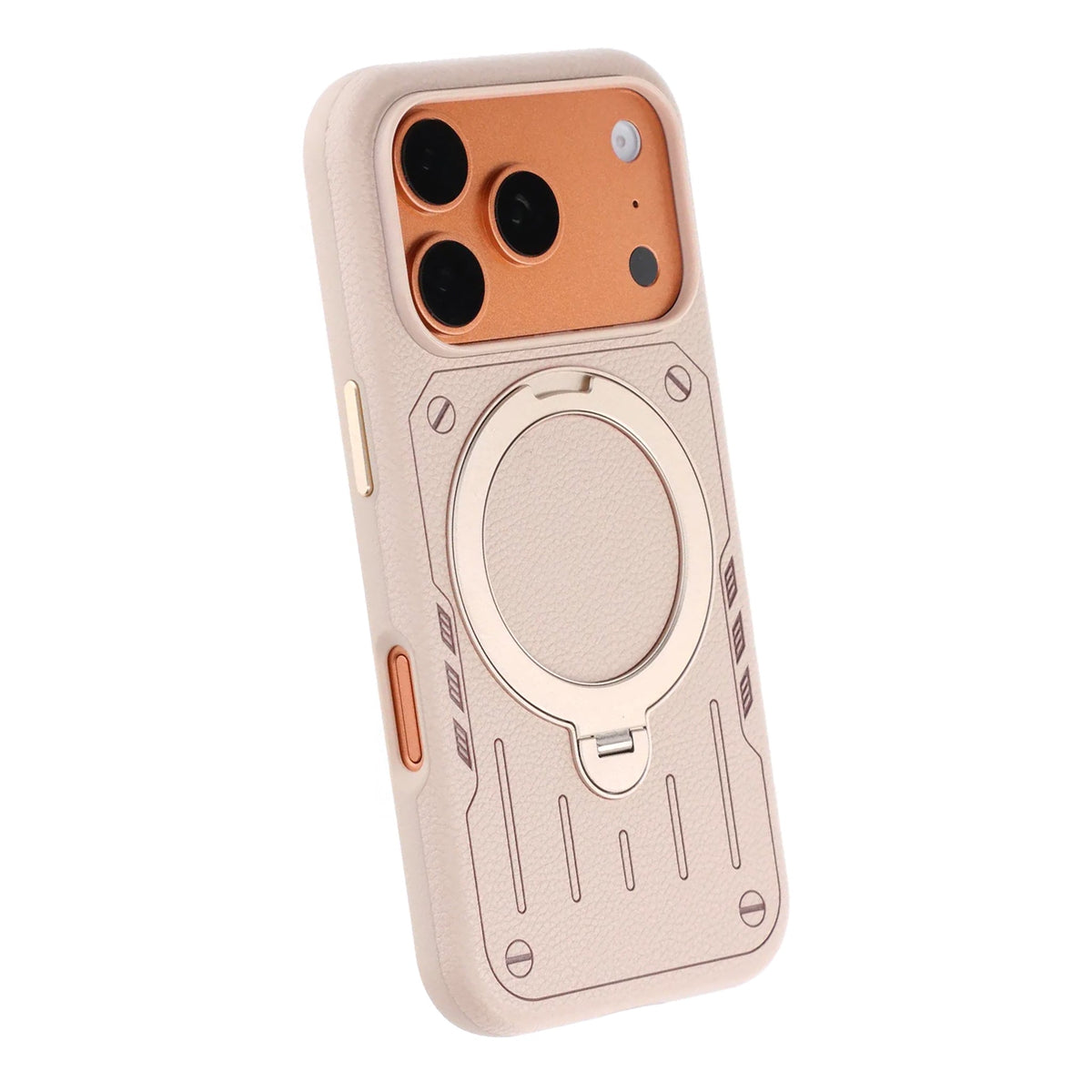 iPhone 17 Pro Max/iPhone 18 Pro Max Kuori Mecha MagSafe-teline Valkoinen