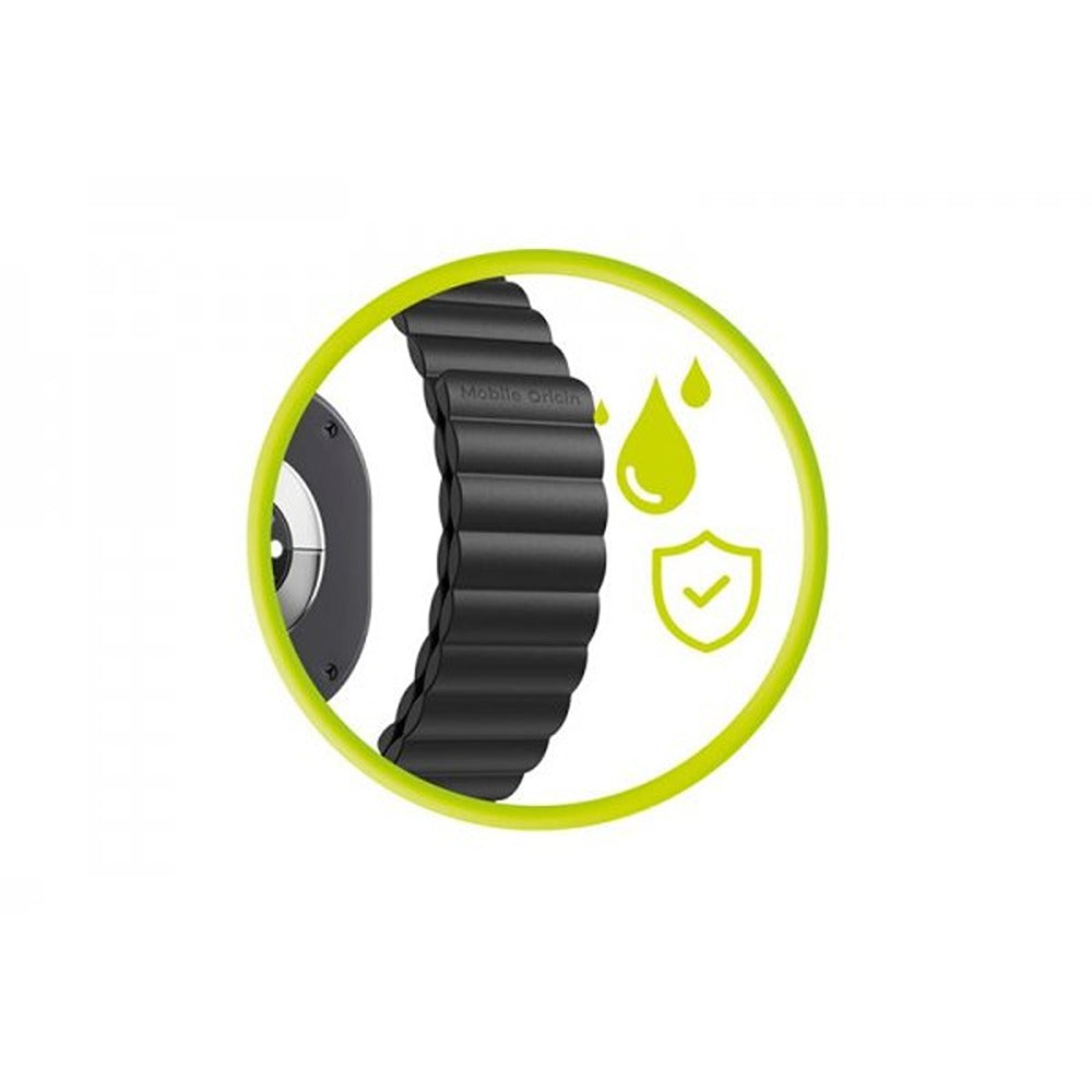 Mobile Origin Samsung Galaxy Watch 8/9 40/44mm/Classic 46mm Ranneke Easy Strap Magneettinen Musta