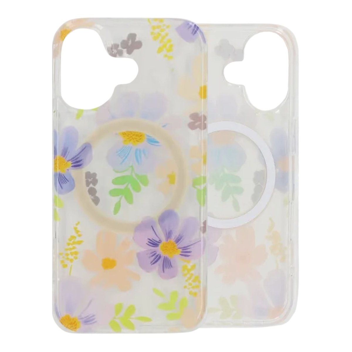 iPhone 17 Kuori Floral MagSafe Violetti Keltainen