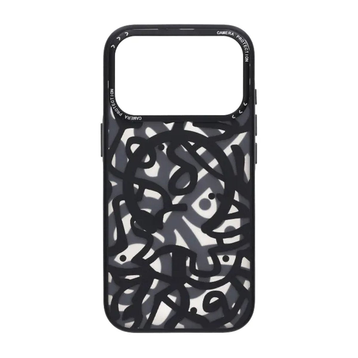 iPhone 17 Pro Max -kuori Graffiti MagSafe Musta