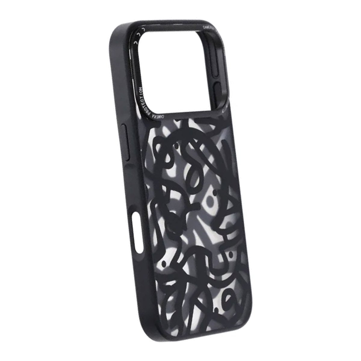 iPhone 17 Pro -kuori Graffiti MagSafe Musta
