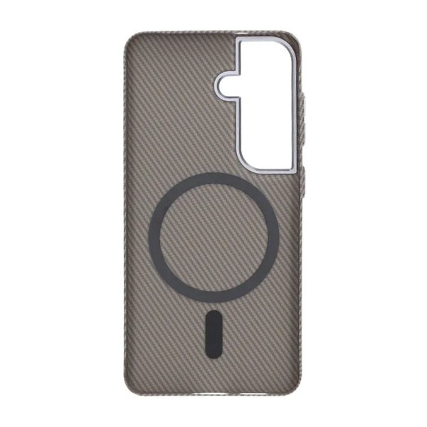 Samsung Galaxy S26 Kuori Hiilikuitukuvio Magsafe Harmaa