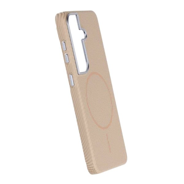 Samsung Galaxy S26 Kuori Hiilikuitukuvio MagSafe Kulta