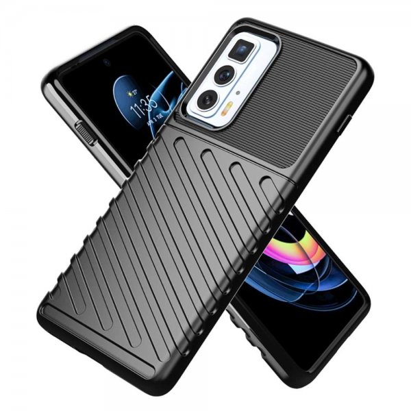 Motorola Edge 20 Pro Kuori Thunder Series Musta