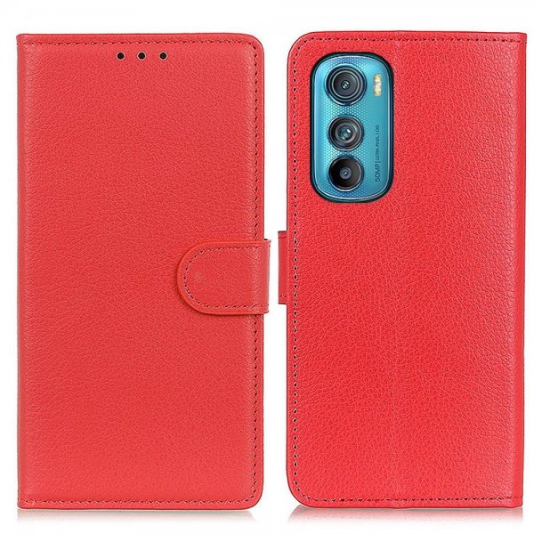 Motorola Edge 30 Kotelo Korttipaikka Punainen