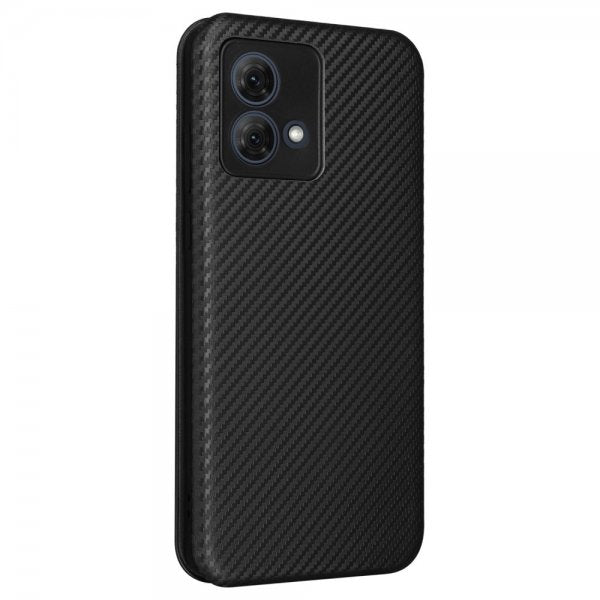 Motorola Moto G84 -hiilikuitukuvioinen suojakuori, musta
