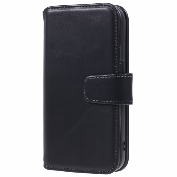 Nordic Covers iPhone 12/iPhone 12 Pro -kuori Essential Leather Raven Black