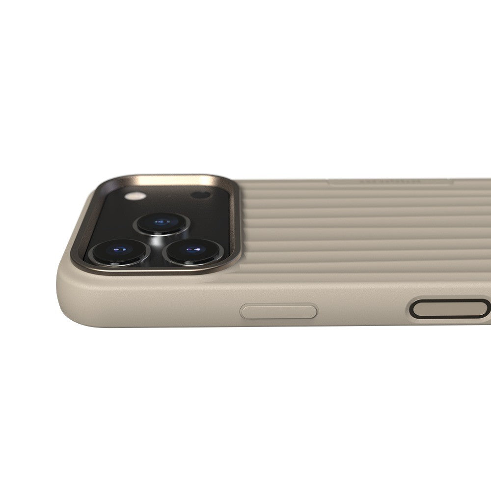 Nudient iPhone 17 Pro/iPhone 18 Pro Kuori Bold Case MagSafe Linen Beige