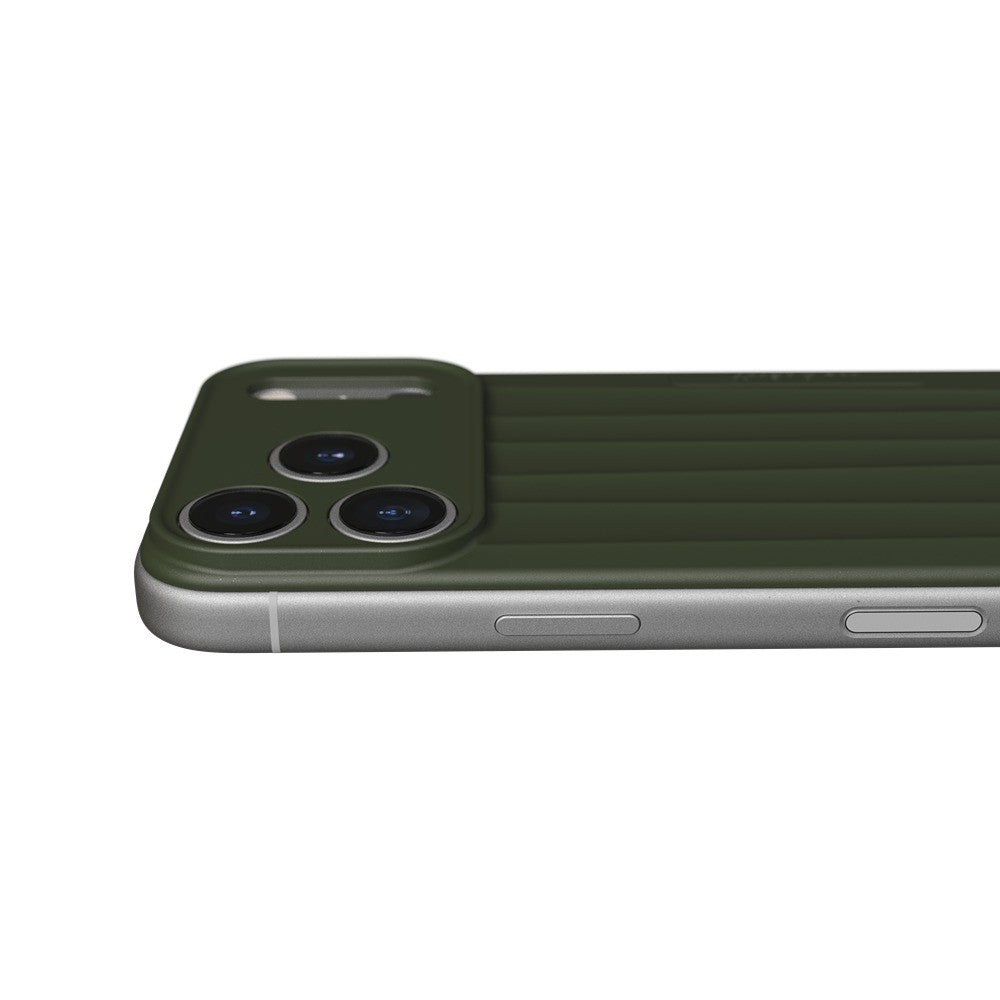 Nudient iPhone 17 Pro/iPhone 18 Pro Kuori Slice Case MagSafe Pine Green