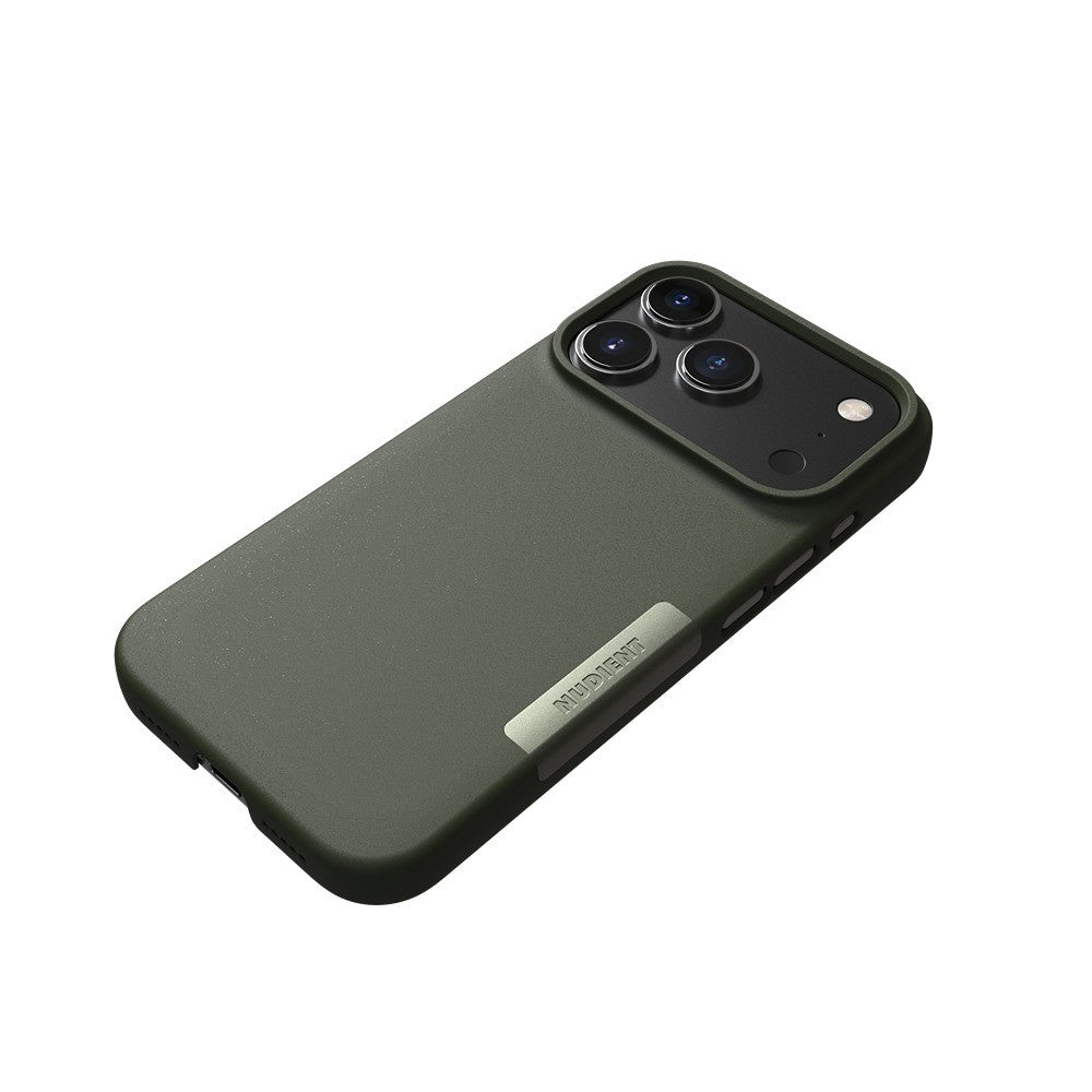 Nudient iPhone 17 Pro/iPhone 18 Pro Kuori Thin Case MagSafe männynvihreä