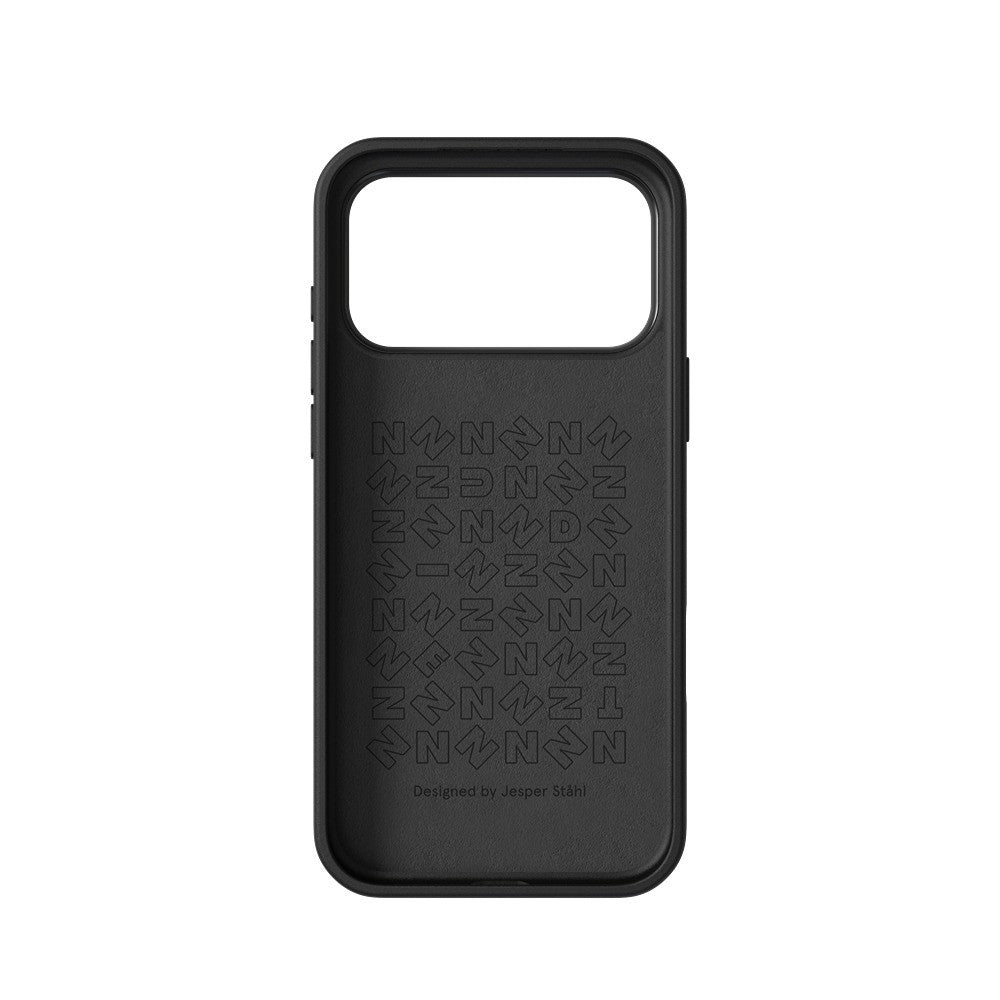 Nudient iPhone 17 Pro Max/iPhone 18 Pro Max Kuori Bold Case MagSafe hiilenmusta