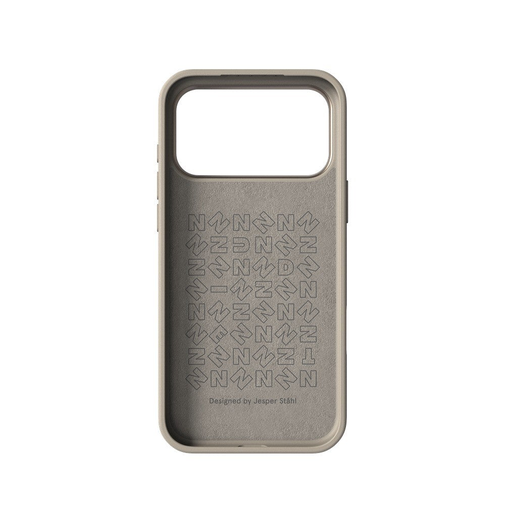 Nudient iPhone 17 Pro Max/iPhone 18 Pro Max Kuori Bold Case MagSafe Linen Beige
