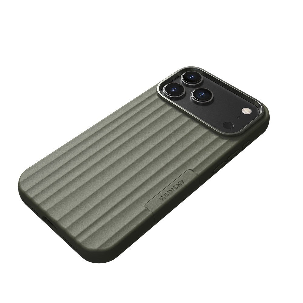 Nudient iPhone 17 Pro Max/iPhone 18 Pro Max Kuori Bold Case MagSafe Olive Green