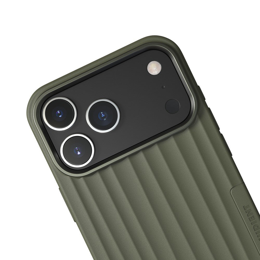 Nudient iPhone 17 Pro Max/iPhone 18 Pro Max Kuori Bold Case MagSafe Olive Green