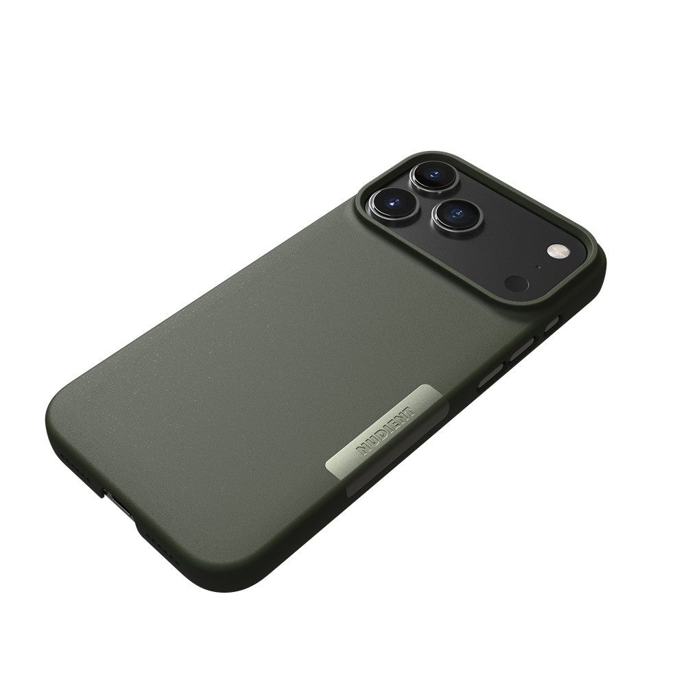 Nudient iPhone 17 Pro Max/iPhone 18 Pro Max Kuori Thin Case MagSafe Pine Green