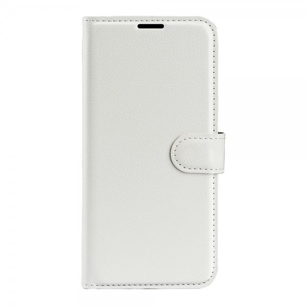 OnePlus 12 Kotelo Litchi Valkoinen