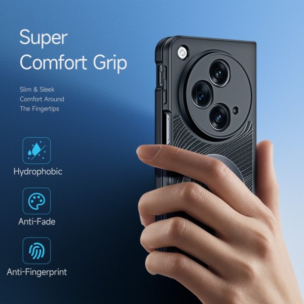 Dux Ducis OnePlus Open -kuori Aimo Series MagSafe, musta