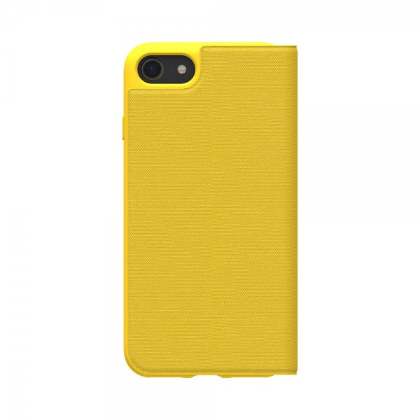Adidas iPhone 6/6S/7/8/SE suojakuori TAI lompakkokotelo ADICOLOR SS18 keltainen