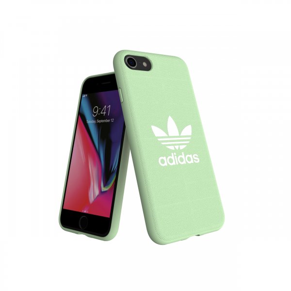 Adidas iPhone 6/6s/7/8/SE kuoret OR Moulded Case Canvas FW18 Clear Mint