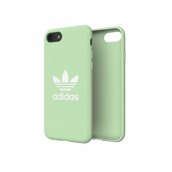 Adidas iPhone 6/6s/7/8/SE kuoret OR Moulded Case Canvas FW18 Clear Mint